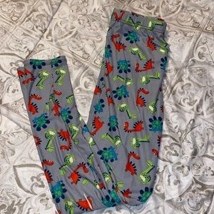 Leggings Depot , One Size, dinosaur print